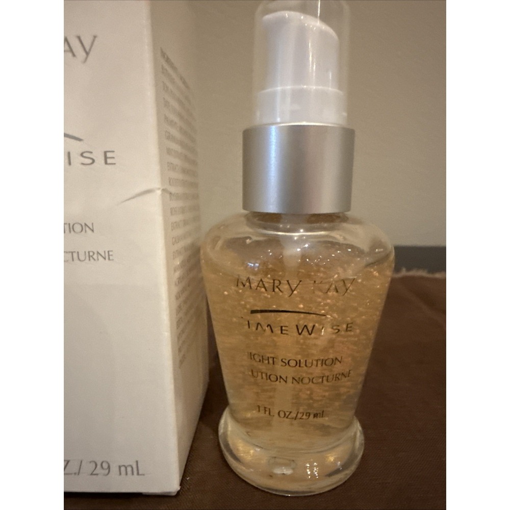 Mary Kay Night Solution/ Solution nocturne Full Size 1 OZ Bottle DISCONTINUED - Picture 2 of 4
